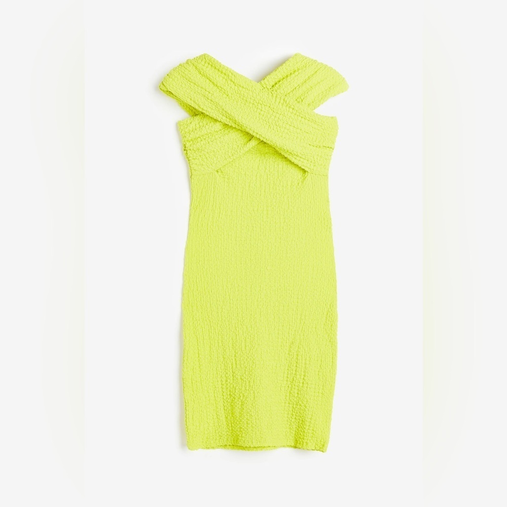 NWT H&M Textured Off the Shoulder Dress (S)